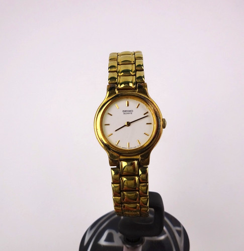 Seiko gold tone bracelet watch - bracelet,