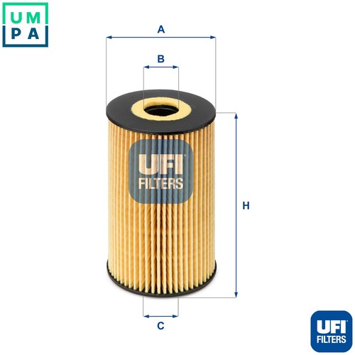 Oil filter 106 for - filter, 25.106.00