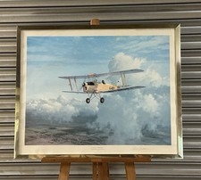 Print Titled SUNDAY MORNING -de Havilland DH.82a Tiger Moth  By Gerald Cookson