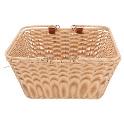 Bike basket wicker woven - wicker,