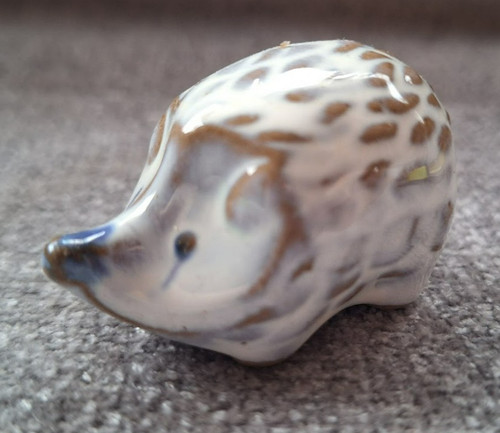 Vintage mini ceramic - ceramic, hedgehog