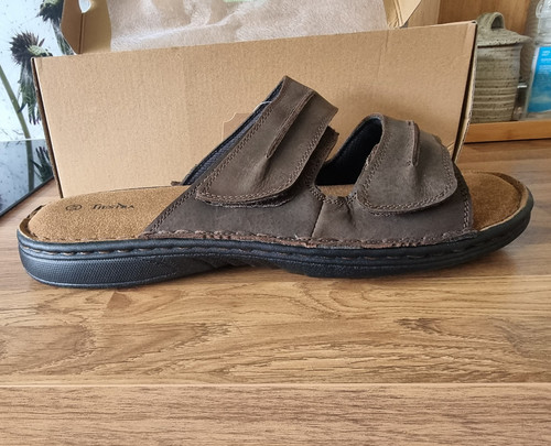 Tiestra men brown leather - brown,