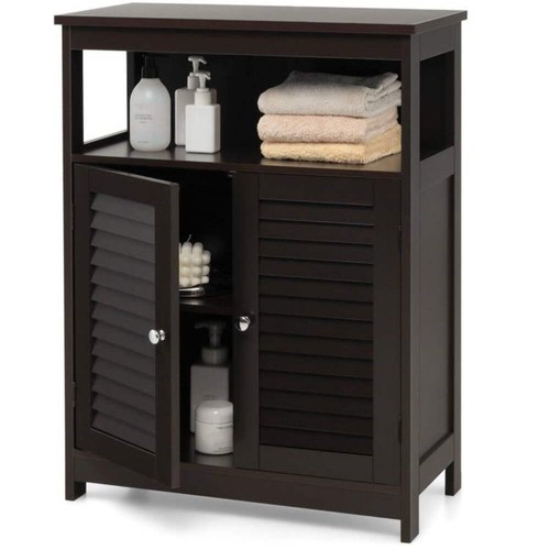 Brown farmhouse bathroom linen - bathroom,
