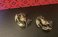 Brass Crab Statues