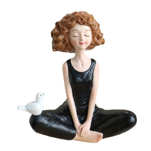 Yoga pose statues - statues,