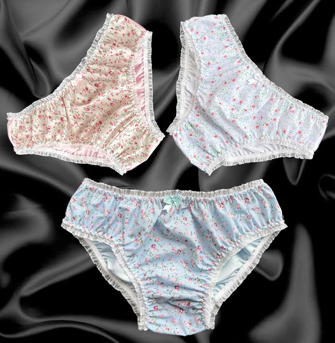 Satin floral frilly - satin,