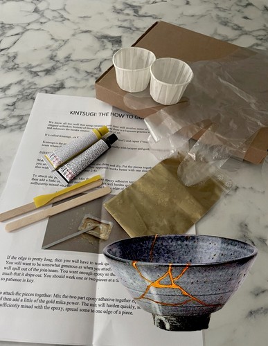Kintsugi starter set ceramic - kintsugi,
