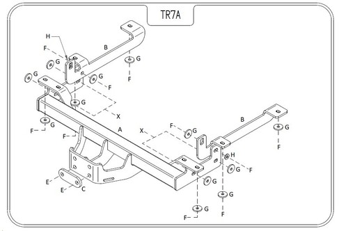 Renault master tow bar van - tow,