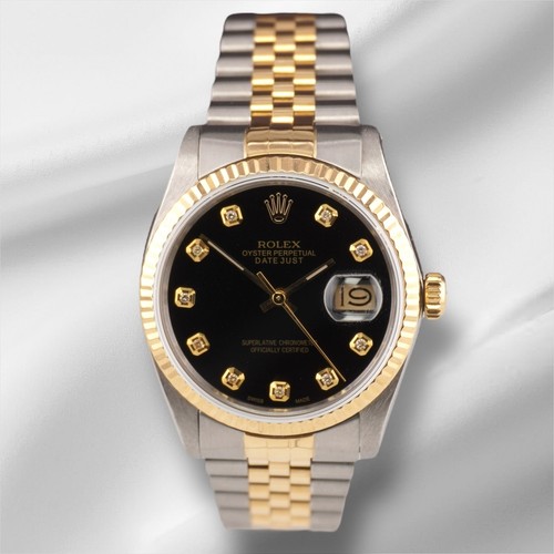 Rolex datejust 36mm 18kyellow - datejust,