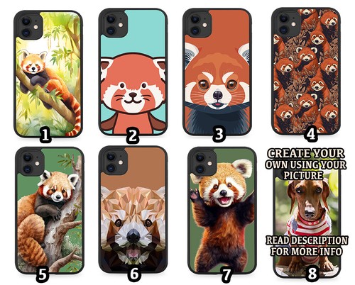 Red panda rubber - rubber, phone