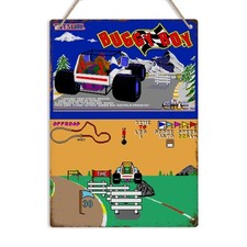Buggy Boy Retro Gaming Metal