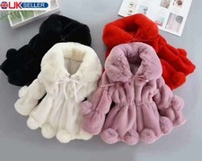 Kids Faux Fur Baby Thick Parka
