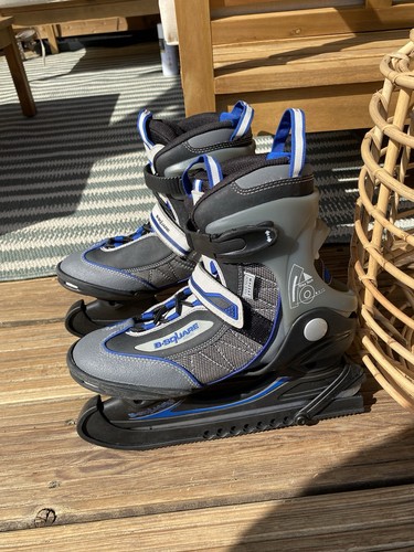 Square ice skates boots size - ice,