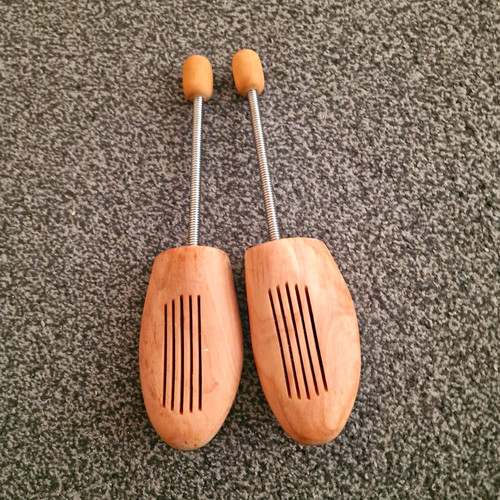 Wooden spring loaded shoe - spring-loaded,