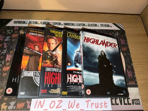 Highlander dvd 2008 - 1-5,