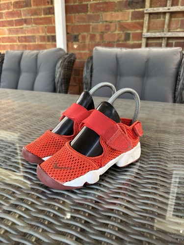 Red nike air rifts size - air,