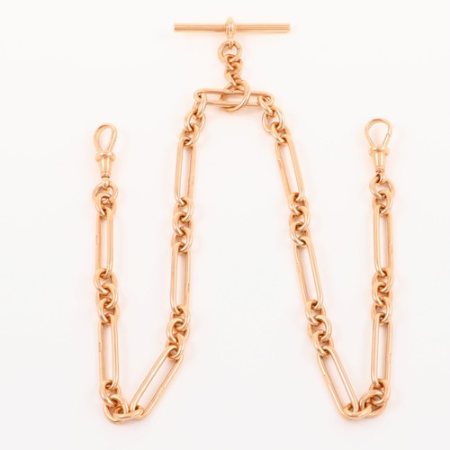 Antique 9ct gold fetter - antique,