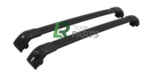 Black roof rail - black, cross