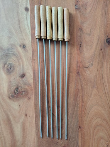 Steel bbq skewers - skewers, with