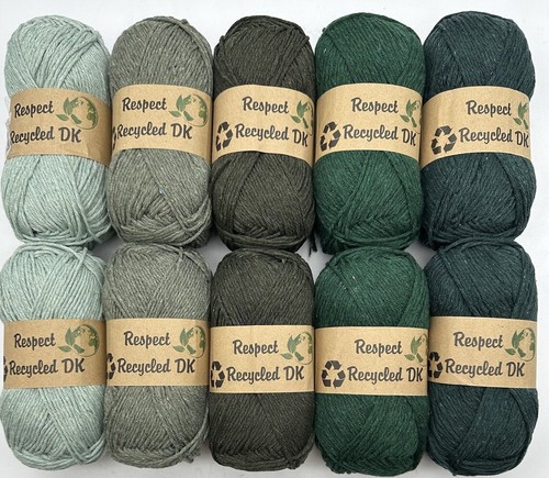 Respect recycled colourways - dk,