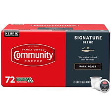 Community Coffee Signature Blend 72 Count Coffee Pods Dark Roast