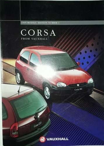 Vauxhall corsa brochure 1995 - vauxhall,