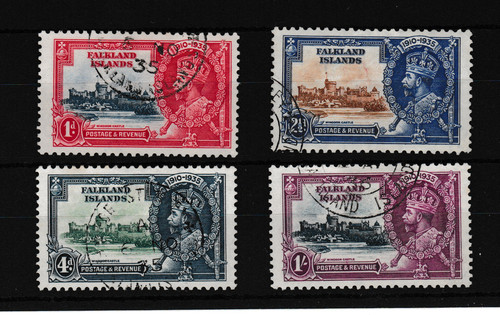 Falkland islands 1935 - islands, silver