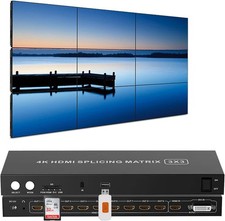 GKRONG 4-in9-out HDMI Video