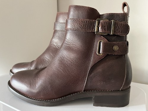 Women brown stappy leather - brown,