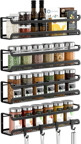 Spice rack wall mounted - wall,