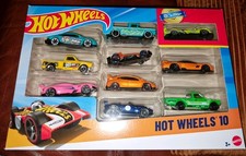 Hot Wheels 10 Pack Die-Cast Car Set Playset Toy Cars Gift Set for Kids New Xmas