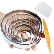 8 Piece Round Cookie Cutter &