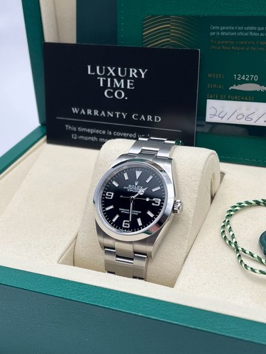 Rolex explorer 36mm black dial - explorer,