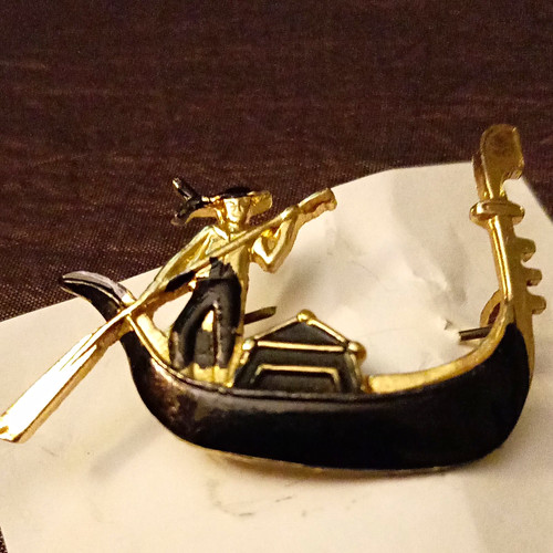 Gondola boat shaped enamel - shaped,