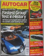 Autocar magazine 30 May 2007