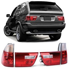 CLEAR REAR LIGHTS TAIL LAMPS FOR BMW X5 E53 MODEL