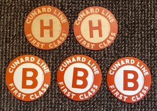 Vintage Cunard Line Baggage