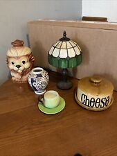 ONLY FOOLS & HORSES bundle - Lamp -Cup- Ashes Urn - LION CIGAR JAR - Cheese Dish