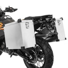 Motorcycle panniers aluminium