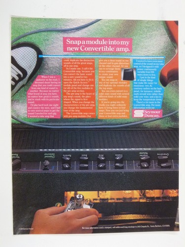 Vintage magazine advert 1985 - magazine,