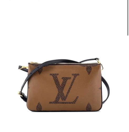 Louis vuitton double - dual, zip