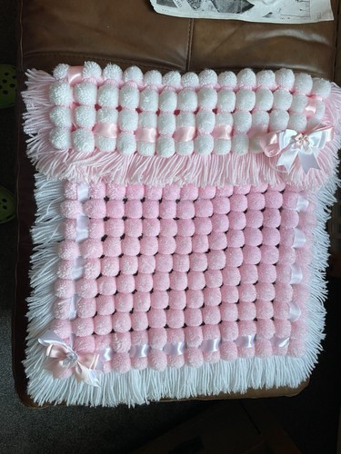 New pram pompom - pram, blanket