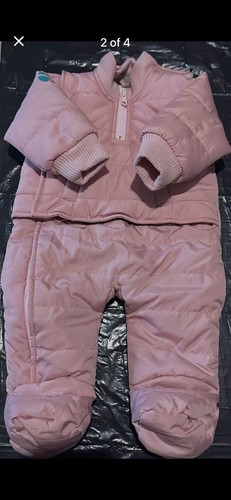 Buckle baby pink snowsuit - me,
