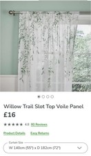 Voile Curtain Panels