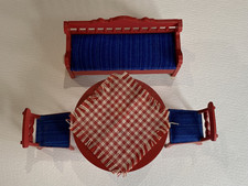 Vintage 1/16th Scale Lundby Dolls House Kitchen Table & Chairs