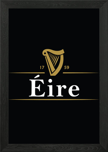 Eire guiness framed wall - eire,