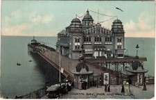 COLWYN BAY, PIER AND PAVILION, OLD CAR 1919