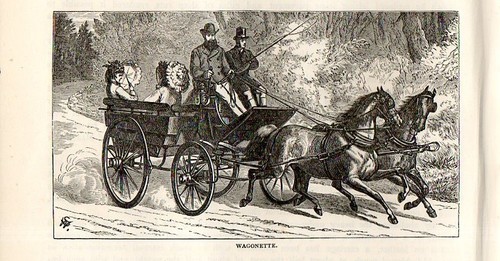 Antique print carriage - print,