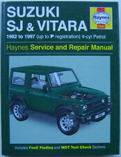 Suzuki SJ & Vitara Petrol 1982-1997 Haynes Workshop Manual