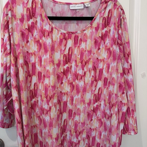 Susan graver liquid - susan, tunic